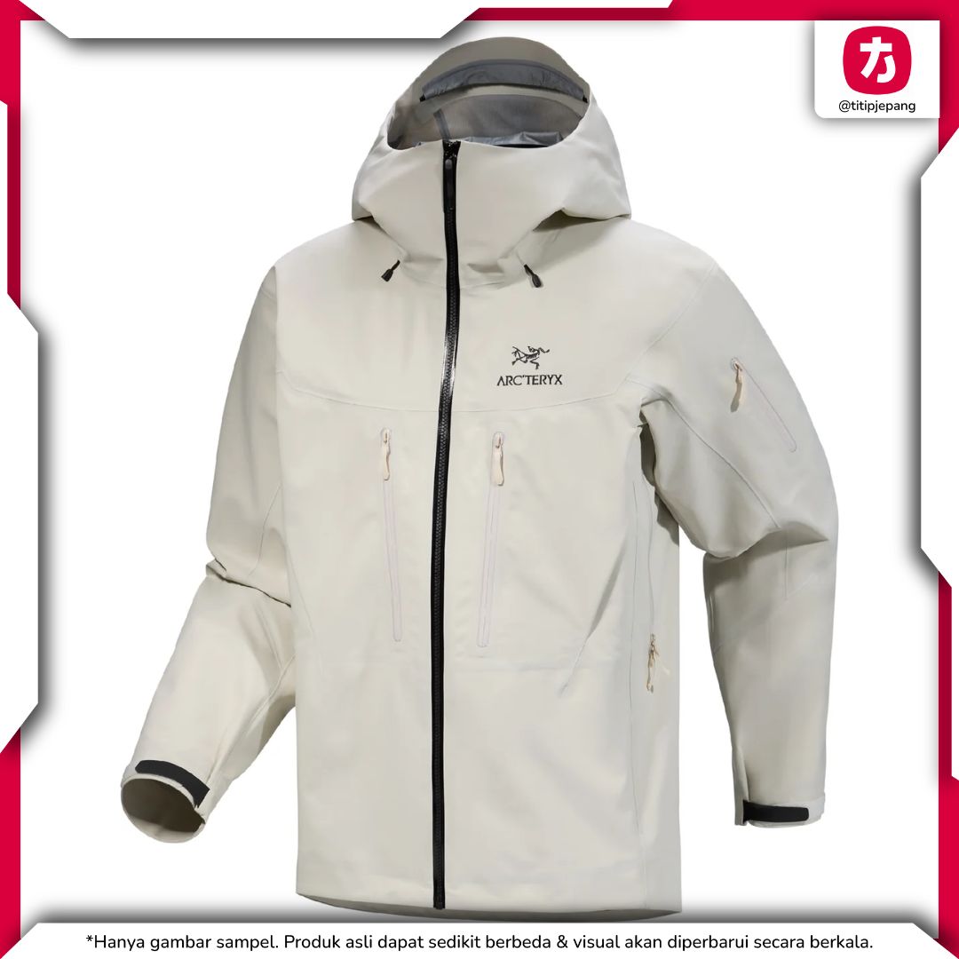 Arcteryx Alpha SV Jacket for Men Seasalt/black (Jaket Arc'teryx)