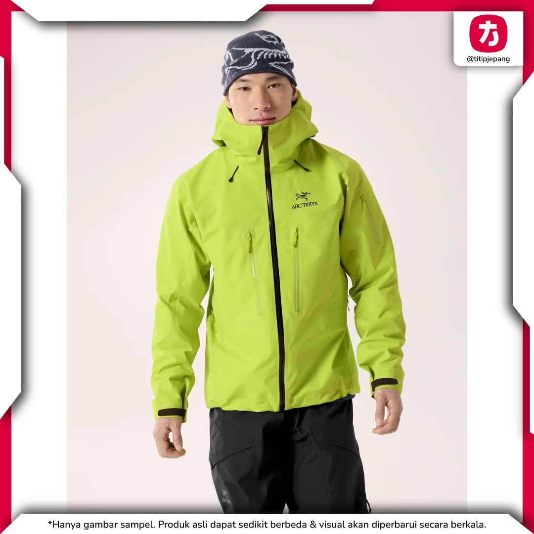  Arcteryx Alpha SV Jacket for Men Mantis/black (Jaket Arc'teryx) 