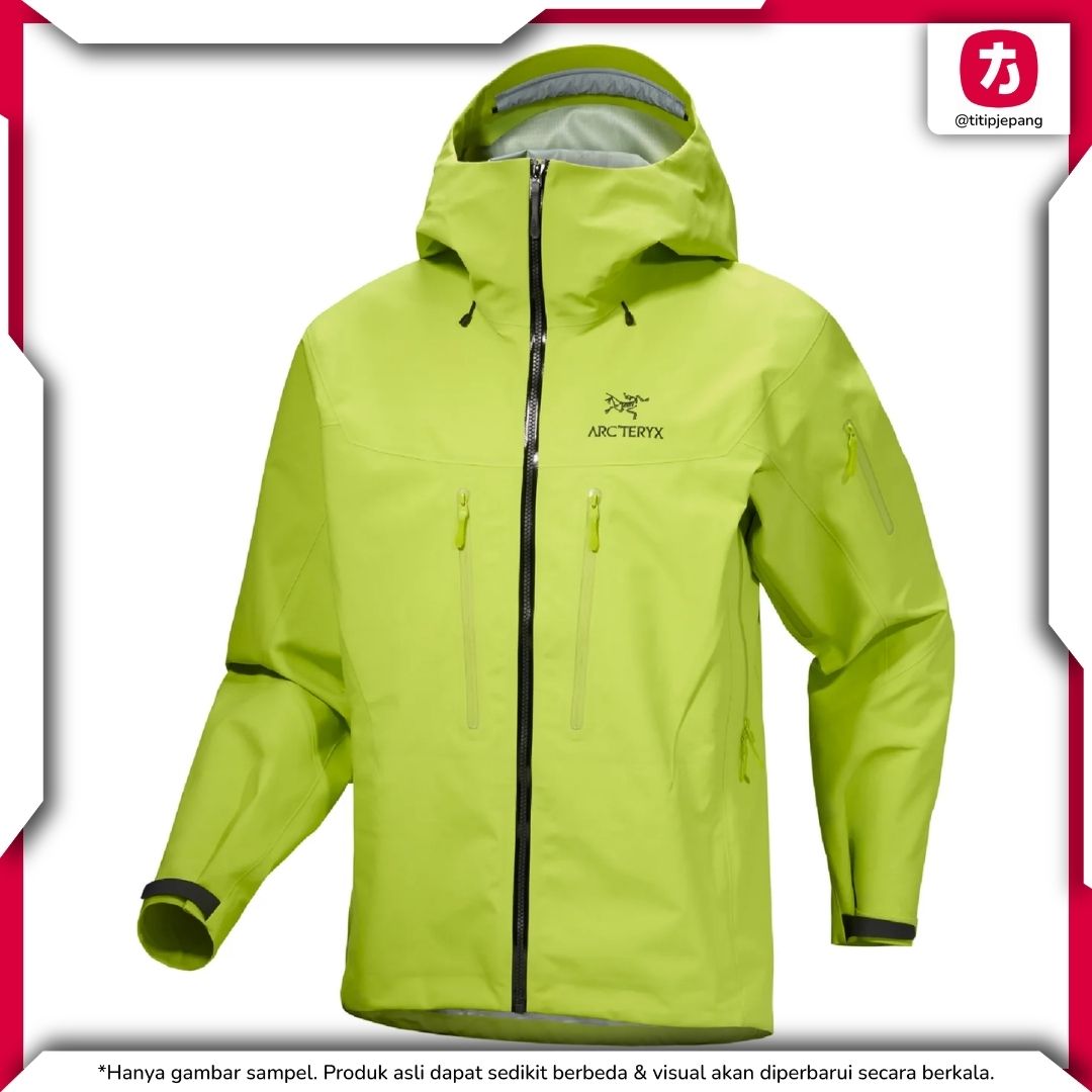  Arcteryx Alpha SV Jacket for Men Mantis/black (Jaket Arc'teryx) 