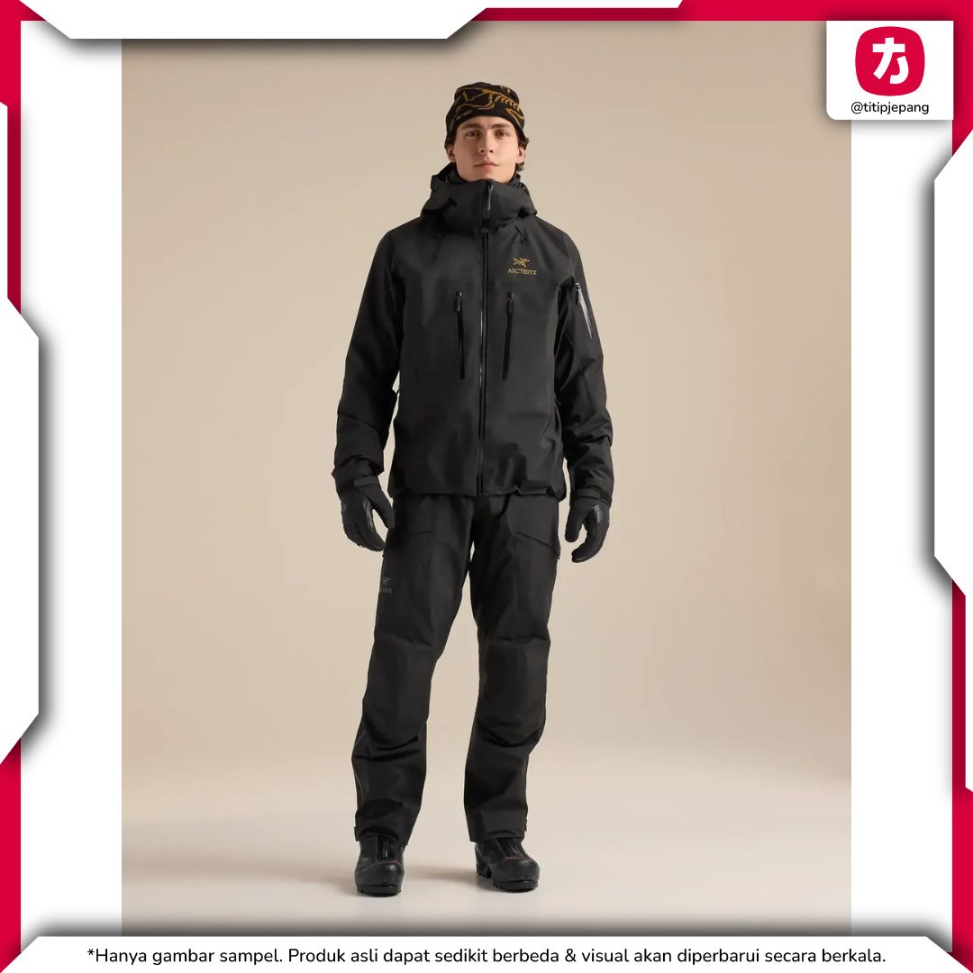  Arcteryx Alpha SV Jacket for Men 24k Balck seasalt/black (Jaket Arc'teryx) 