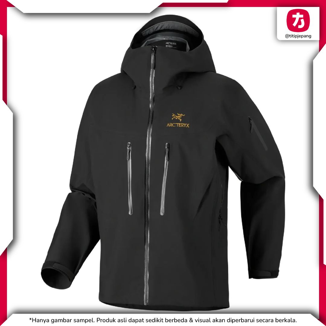  Arcteryx Alpha SV Jacket for Men 24k Balck seasalt/black (Jaket Arc'teryx) 