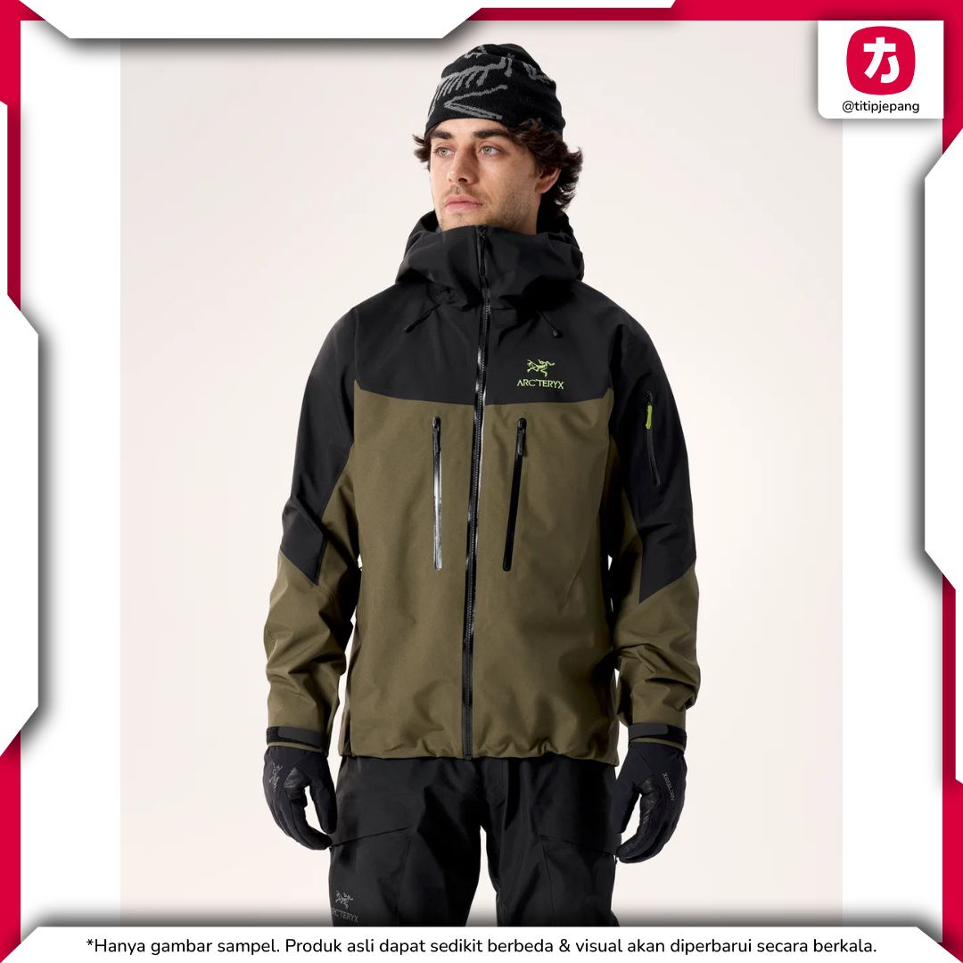 Arcteryx Alpha SV Jacket for Men Spotlight Seasalt/black (Jaket Arc'teryx)