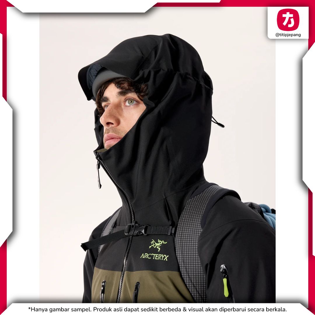 Arcteryx Alpha SV Jacket for Men Spotlight Seasalt/black (Jaket Arc'teryx)