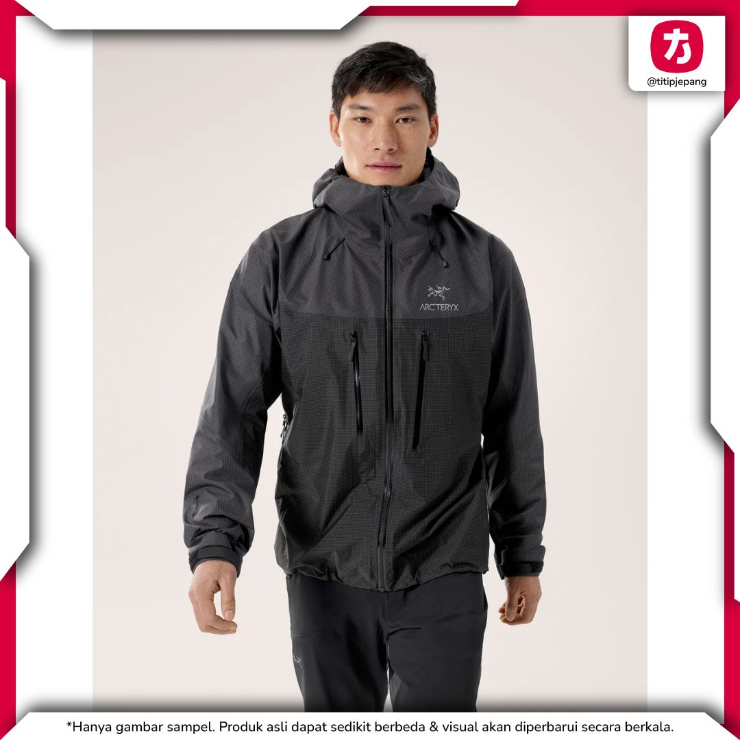 Arcteryx Alpha Jacket for Men Graphite/arctic silk (Jaket Arc'teryx)