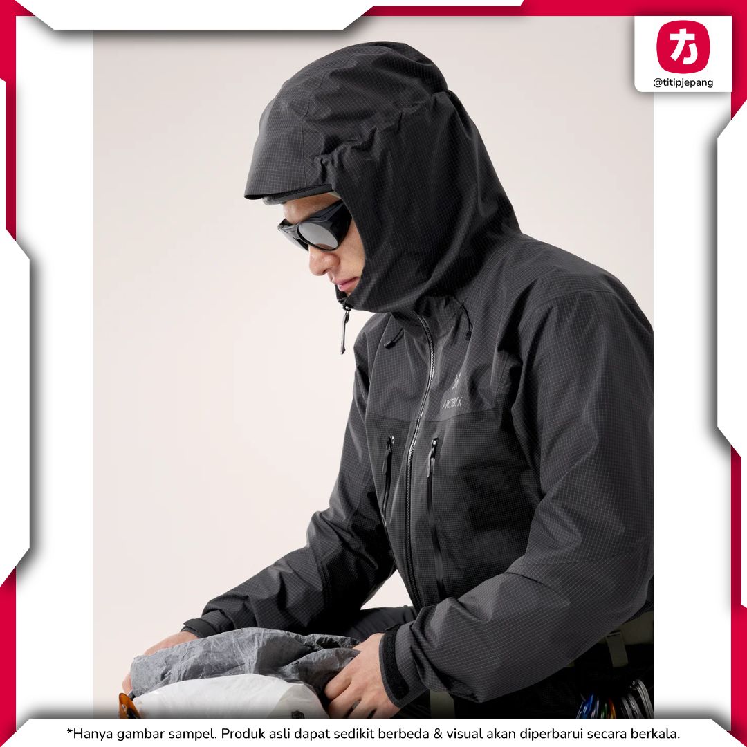 Arcteryx Alpha Jacket for Men Graphite/arctic silk (Jaket Arc'teryx)