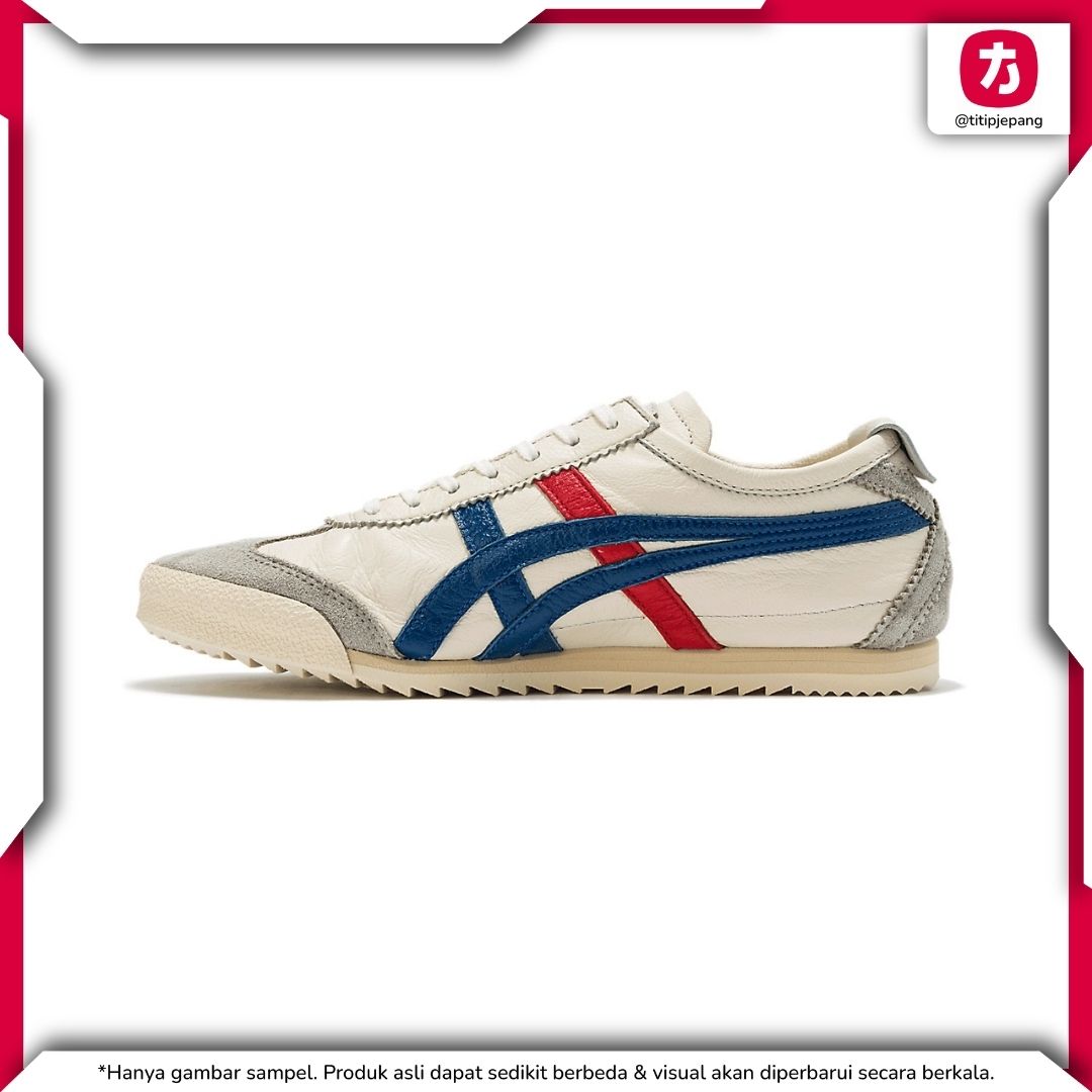  Sepatu Onitsuka Tiger Meksiko 66 Deluxe White Deluxe Blue 