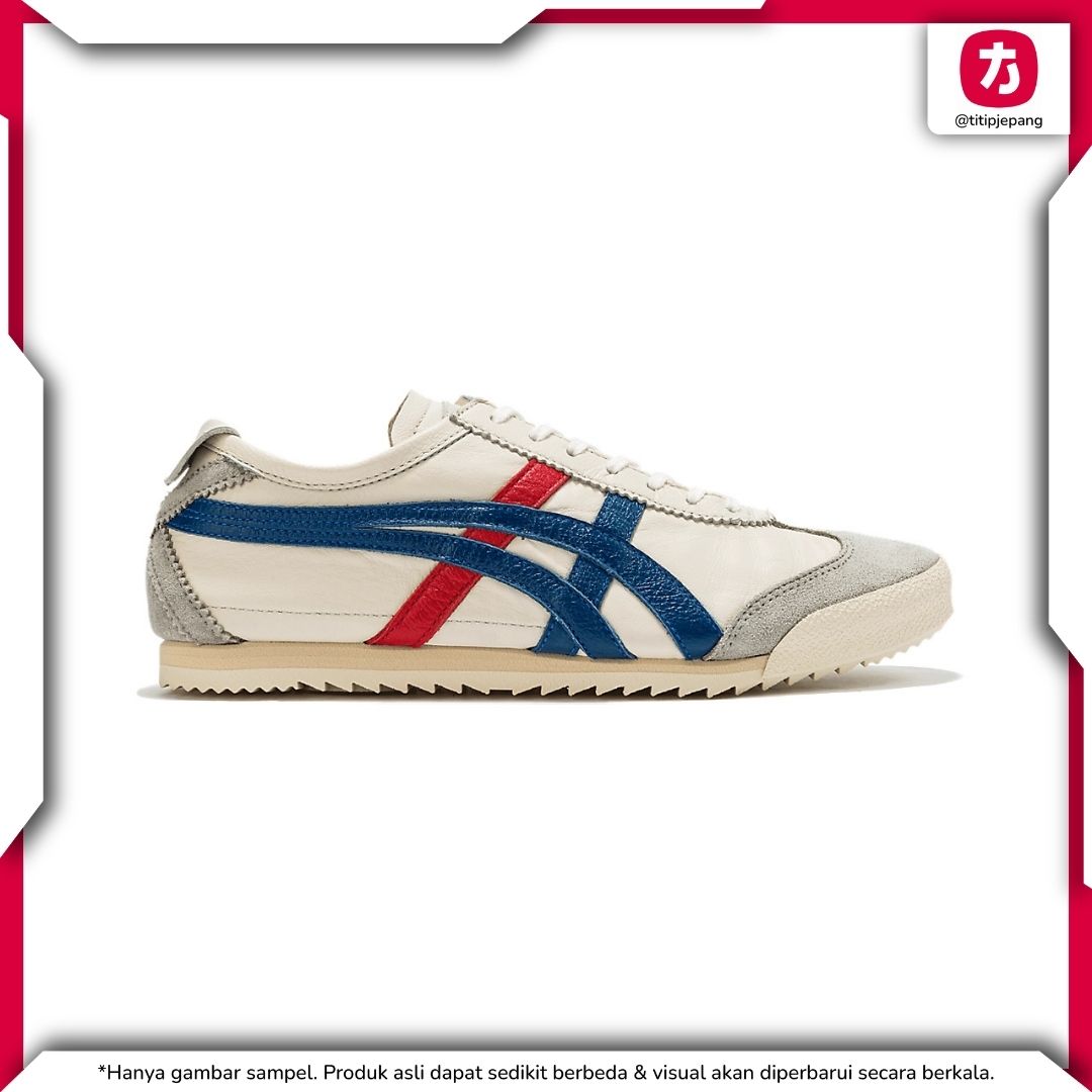  Sepatu Onitsuka Tiger Mexico 66 Deluxe White Deluxe Blue 