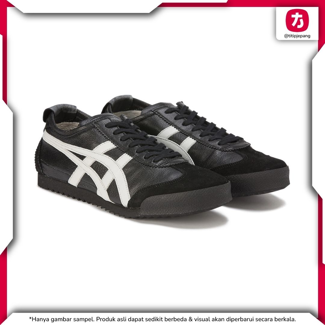 Sepatu Onitsuka Tiger Mexico 66 Deluxe Black White (Women) Sepatu Onitsuka Tiger Mexico 66 Deluxe Black White (Women)