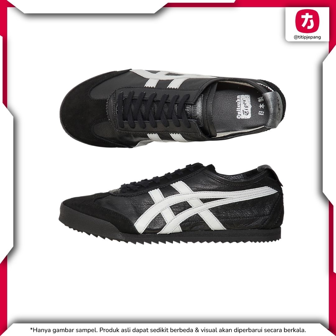 Sepatu Onitsuka Tiger Mexico 66 Deluxe Black White (Women) Sepatu Onitsuka Tiger Mexico 66 Deluxe Black White (Women)