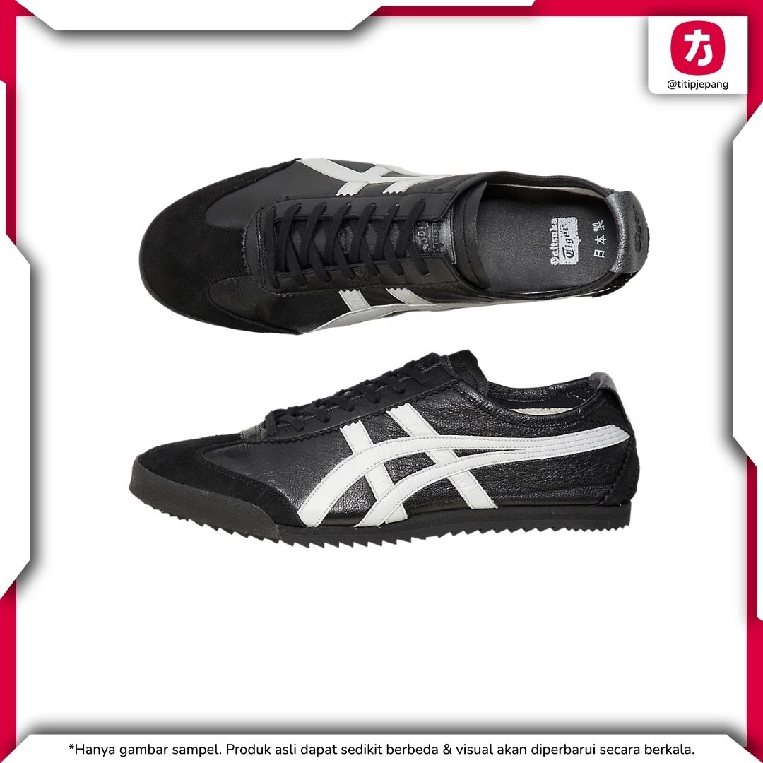 Sepatu Onitsuka Tiger Mexico 66 Deluxe Black White