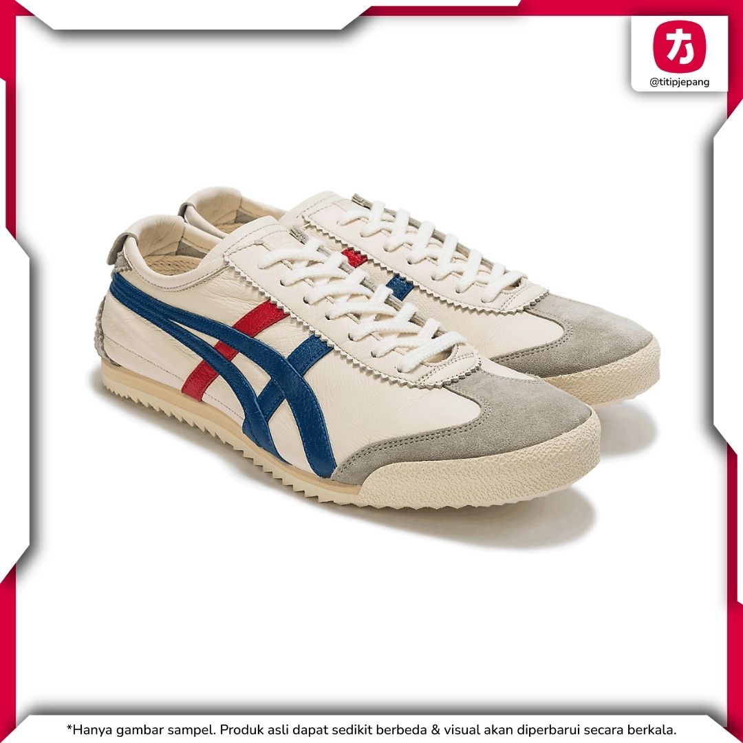 Sepatu Onitsuka Tiger Mexico 66 White Deluxe Blue (Men) Sepatu Onitsuka Tiger Mexico 66 White Deluxe Blue (Men)