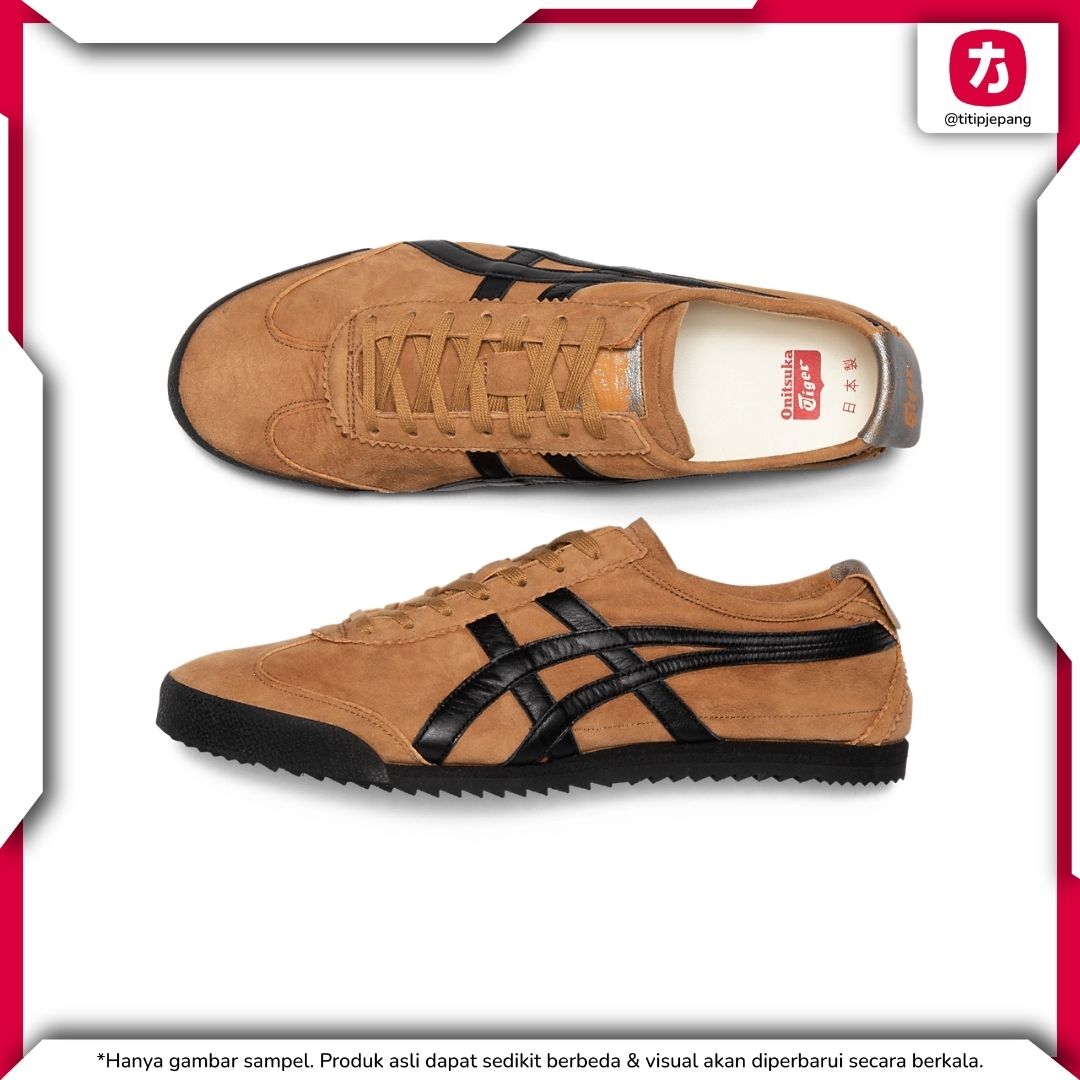 Sepatu Onitsuka Tiger Mexico 66 Deluxe Wood Thrush Black (Men) Sepatu Onitsuka Tiger Mexico 66 Deluxe Wood Thrush Black (Men)