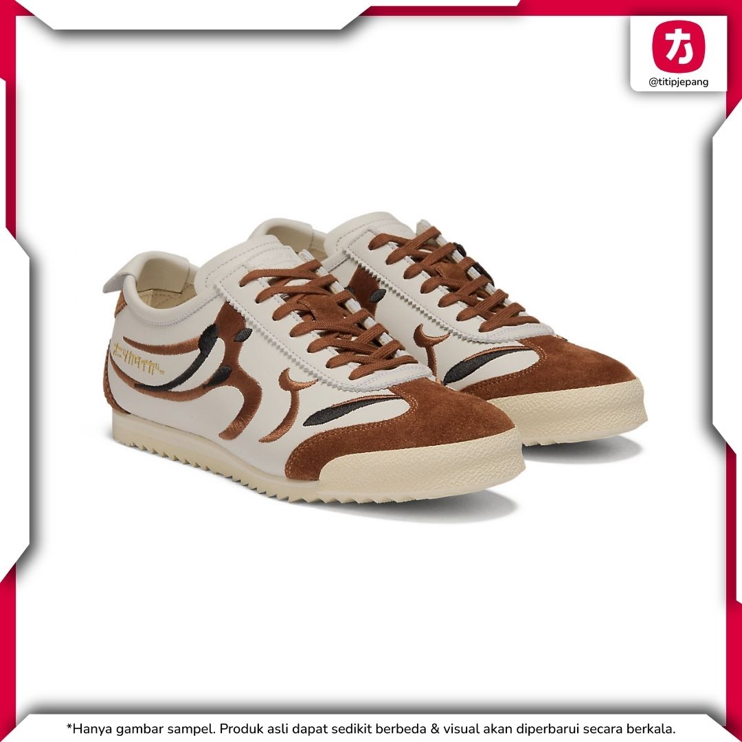 Sepatu Onitsuka Tiger Mexico 66 Deluxe White Brown (Woman) Sepatu Onitsuka Tiger Mexico 66 Deluxe White Brown (Woman)