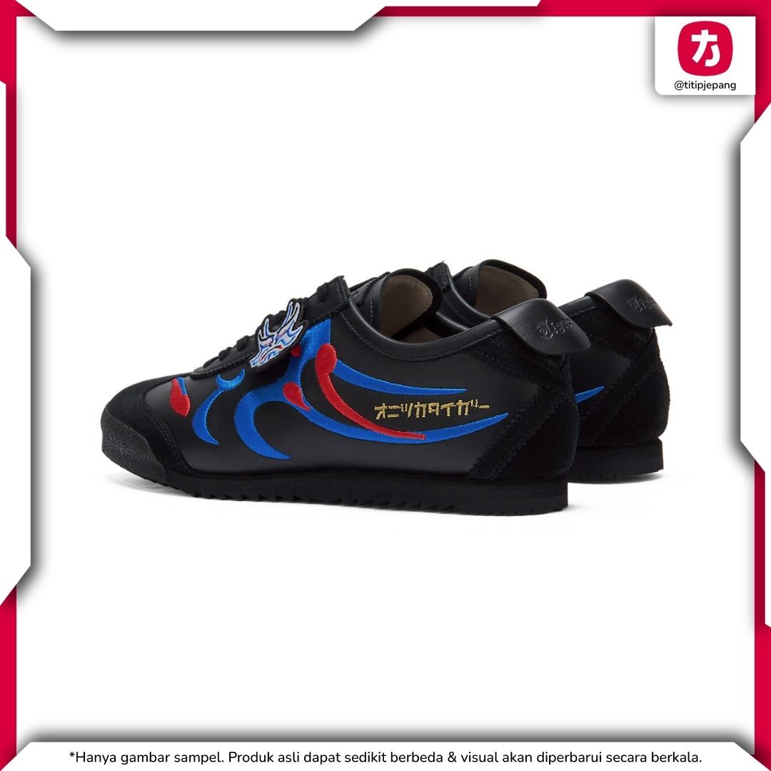 Sepatu Onitsuka Tiger Mexico 66 Deluxe Black Directoire BLue (Woman)