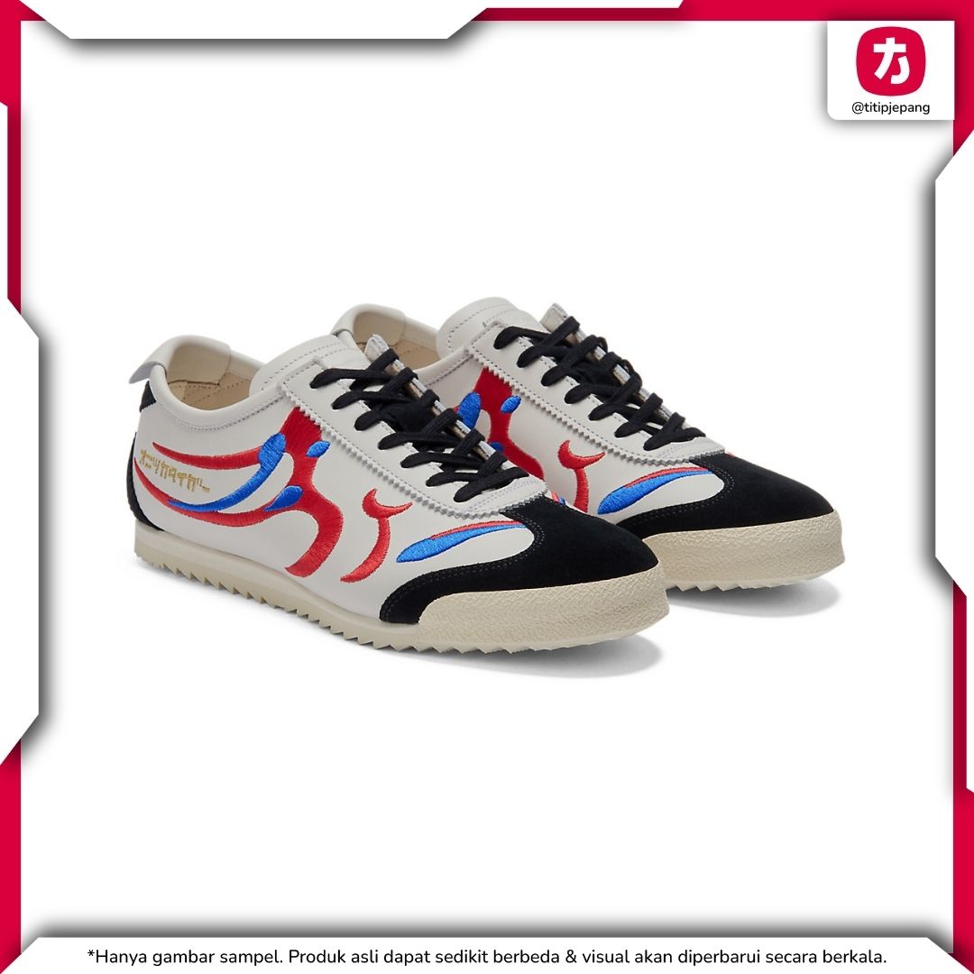 Sepatu Onitsuka Tiger Mexico 66 Deluxe White Fiery Red (Woman)