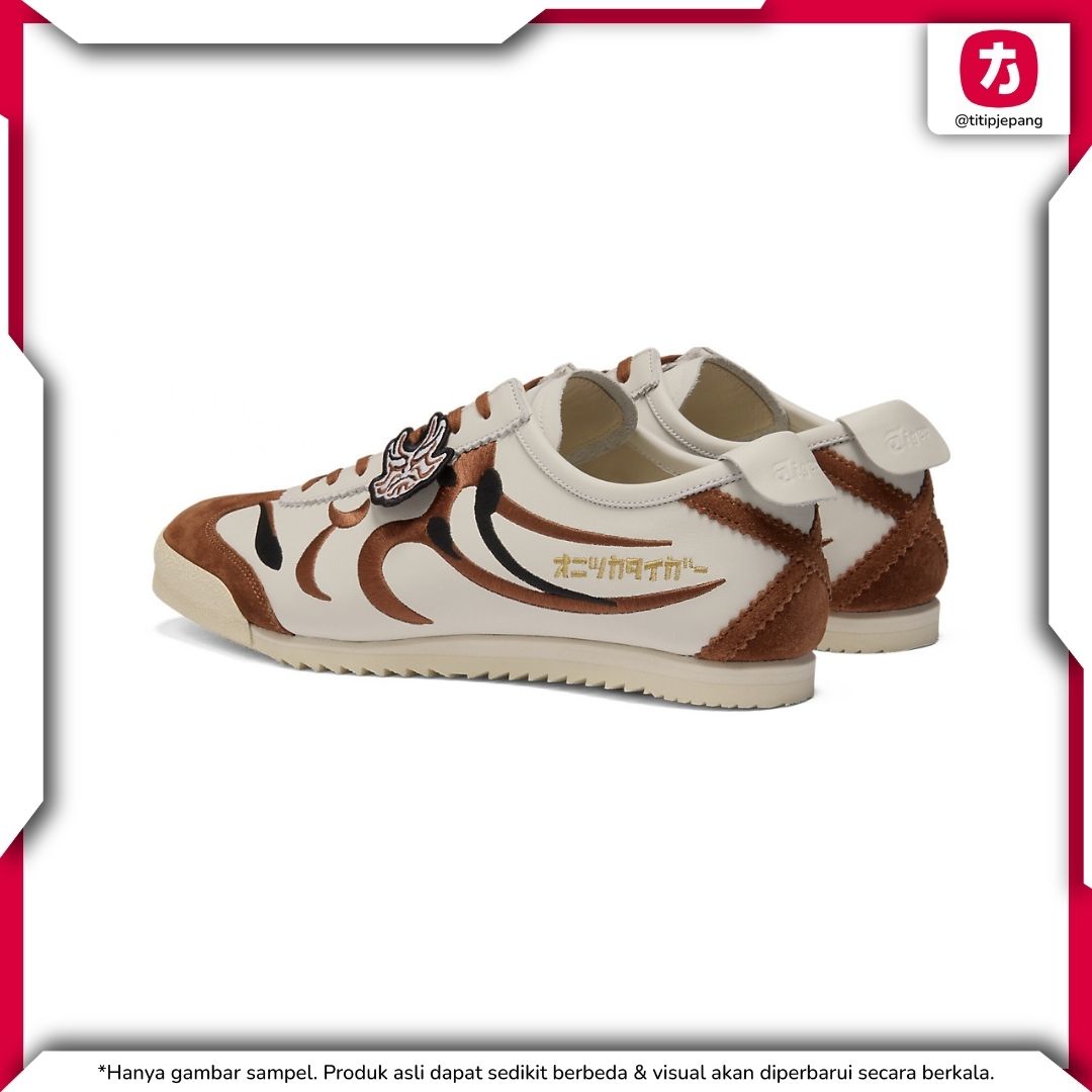 Sepatu Onitsuka Tiger Mexico 66 Deluxe White Brown (Men)