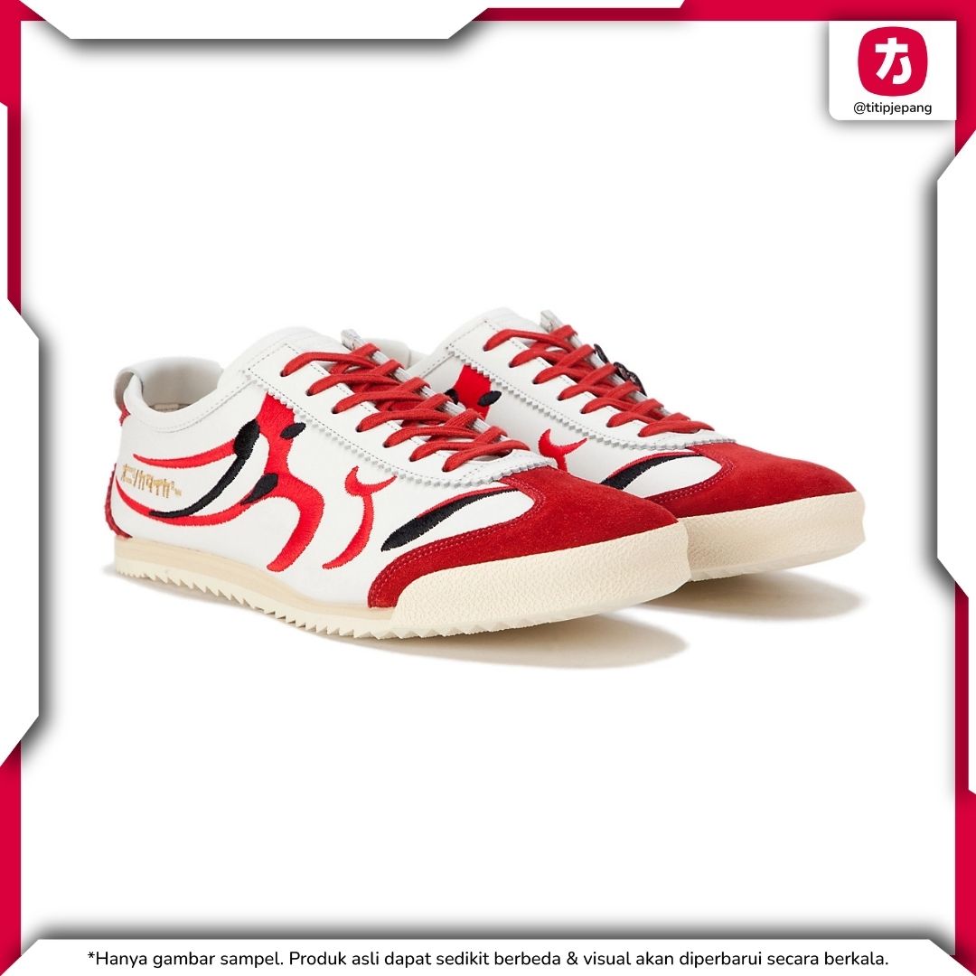  Sepatu Onitsuka Tiger Mexico 66 Deluxe White Classic Red (Men) 
