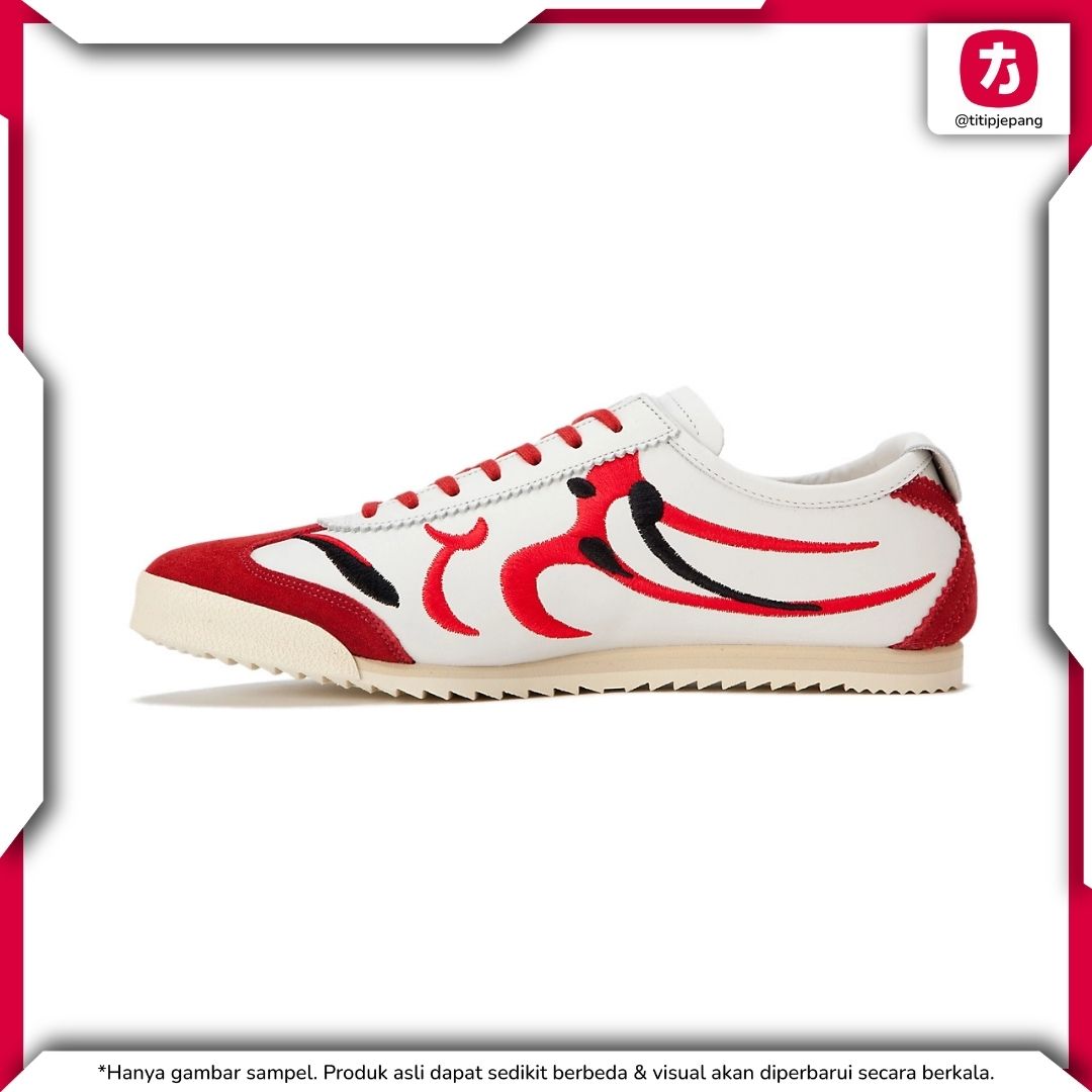  Sepatu Onitsuka Tiger Mexico 66 Deluxe White Classic Red (Men) 