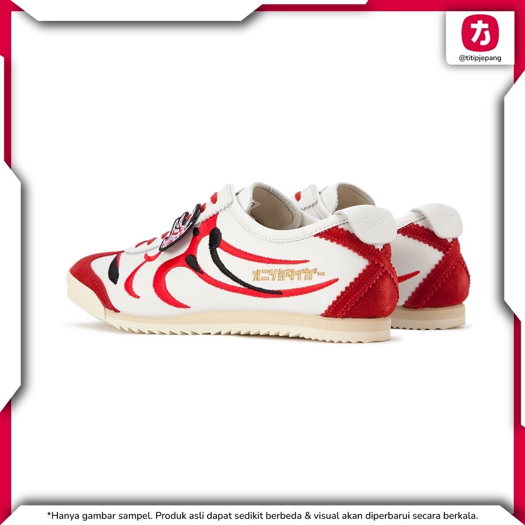  Sepatu Onitsuka Tiger Mexico 66 Deluxe White Classic Red (Men) 