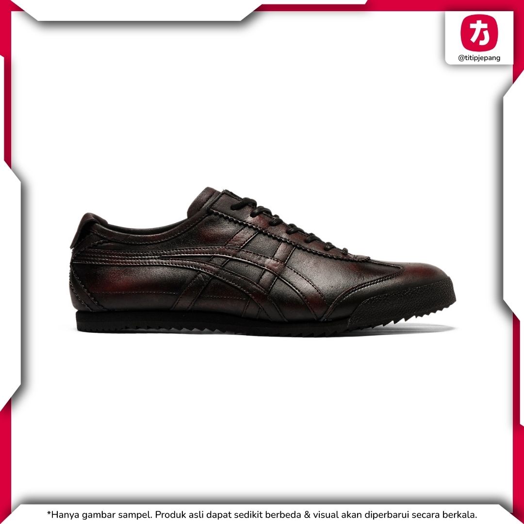 Sepatu Onitsuka Tiger Mexico 66 Deluxe Black Classic Red (Men)