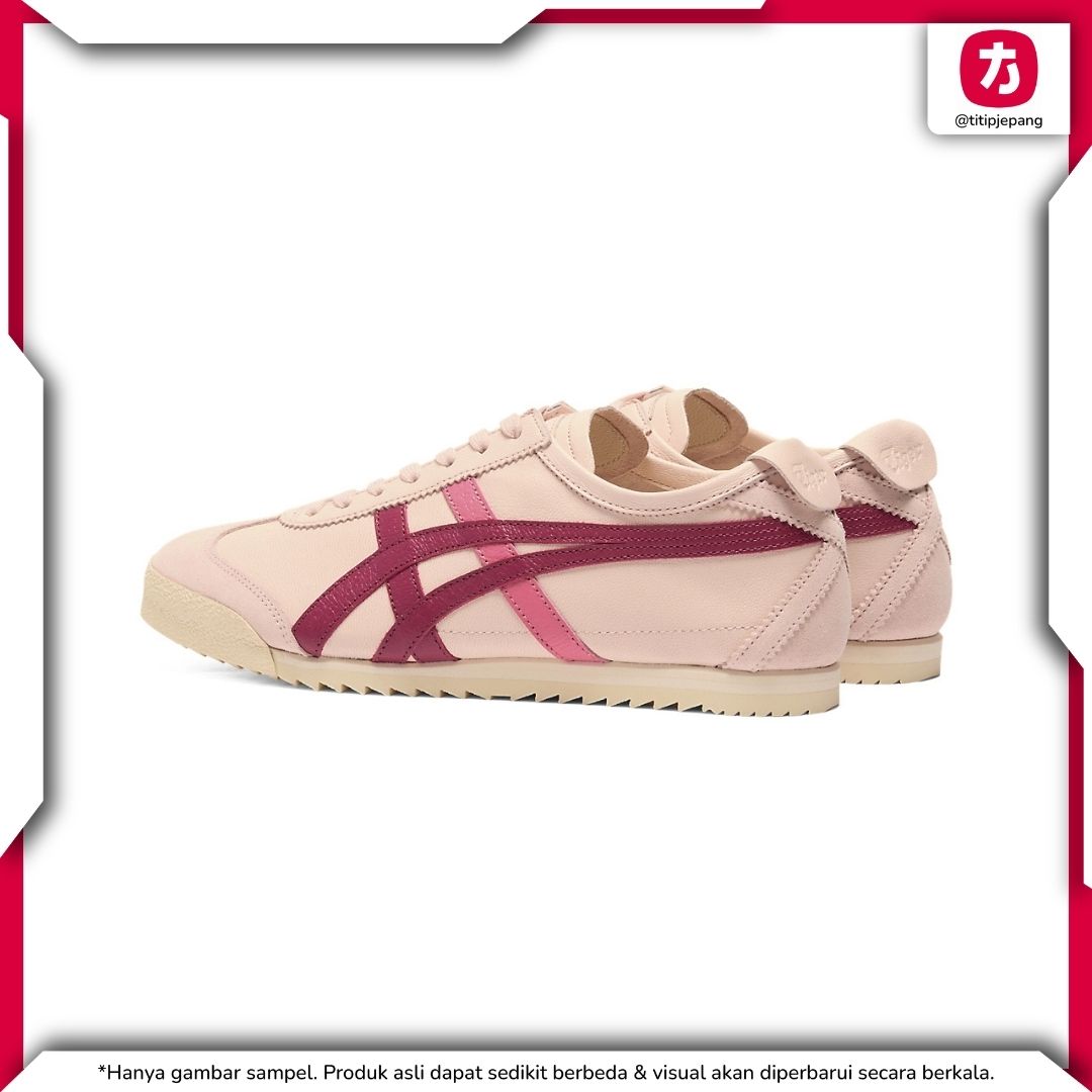 Sepatu Onitsuka Tiger Mexico 66 Deluxe Ginger Peach Fuchsia Red (Woman)