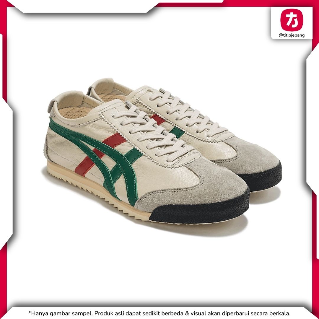 Sepatu Onitsuka Tiger Mexico 66 Deluxe Cream Green (Woman)