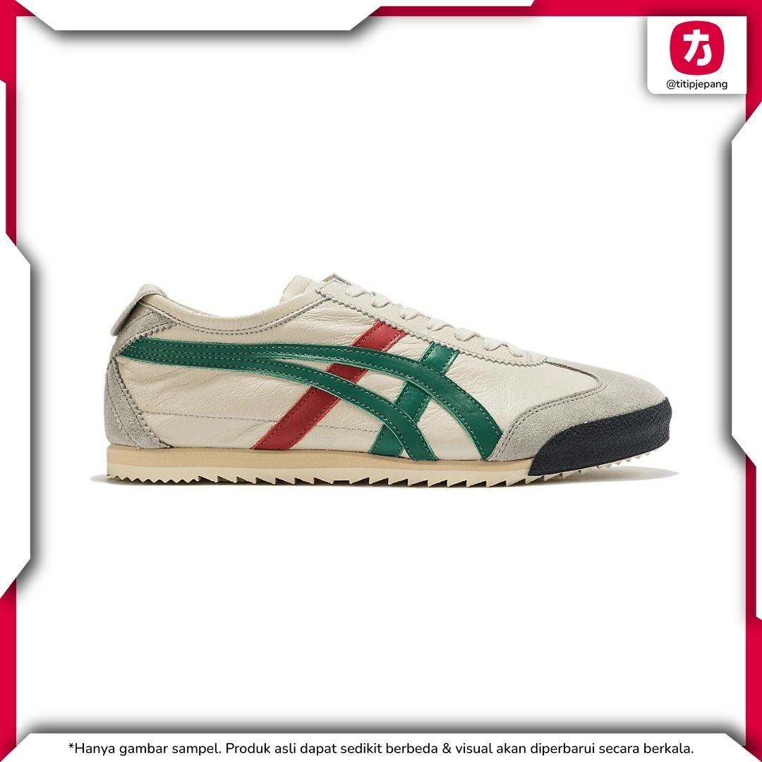 Sepatu Onitsuka Tiger Mexico 66 Deluxe Cream Green (Woman)