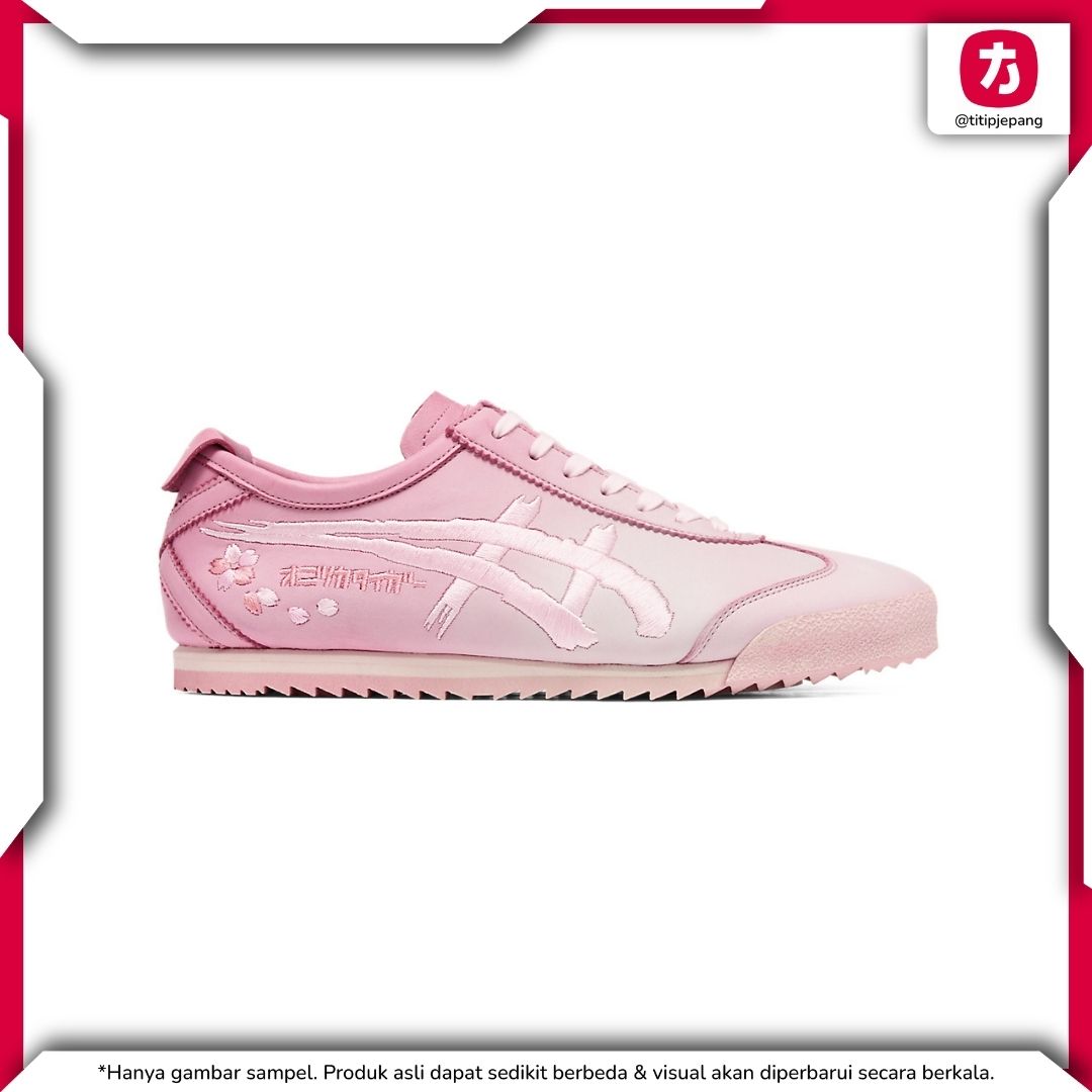  Sepatu Onitsuka Tiger Mexico 66 Deluxe Barely Rose Prism Pink (Size 22) (Woman) 