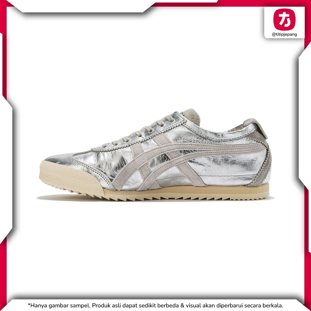 Sepatu Onitsuka Tiger Mexico 66 Deluxe Silver Piedmont Grey (Woman) Sepatu Onitsuka Tiger Mexico 66 Deluxe Silver Piedmont Grey (Woman)