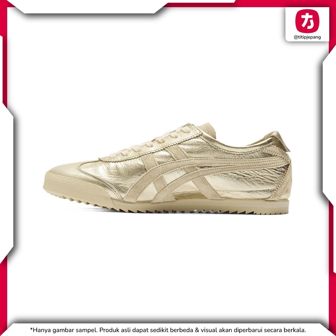Sepatu Onitsuka Tiger Mexico 66 Deluxe Pure Gold Cream (Woman) Sepatu Onitsuka Tiger Mexico 66 Deluxe Pure Gold Cream (Woman)