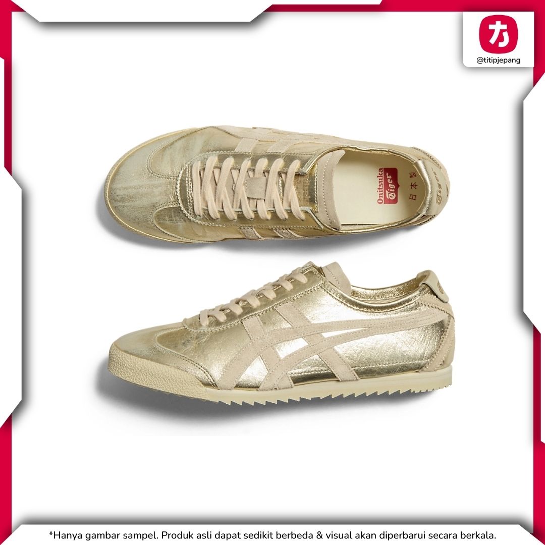Sepatu Onitsuka Tiger Mexico 66 Deluxe Pure Gold Cream (Woman) Sepatu Onitsuka Tiger Mexico 66 Deluxe Pure Gold Cream (Woman)