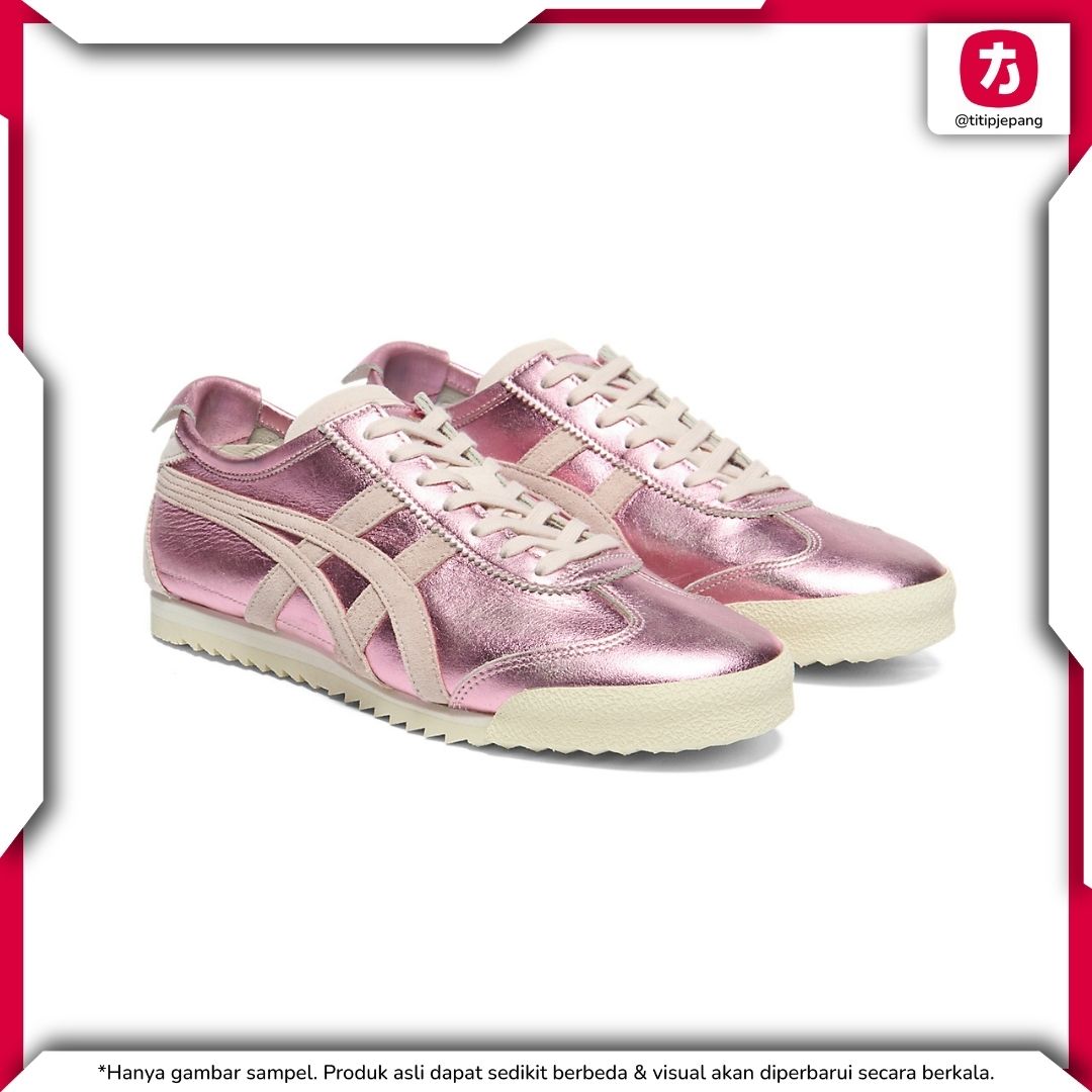  Sepatu Onitsuka Tiger Mexico 66 Deluxe Crystal Pink Ginger Peach (Woman) 