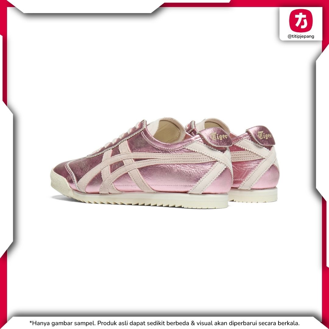  Sepatu Onitsuka Tiger Mexico 66 Deluxe Crystal Pink Ginger Peach (Woman) 