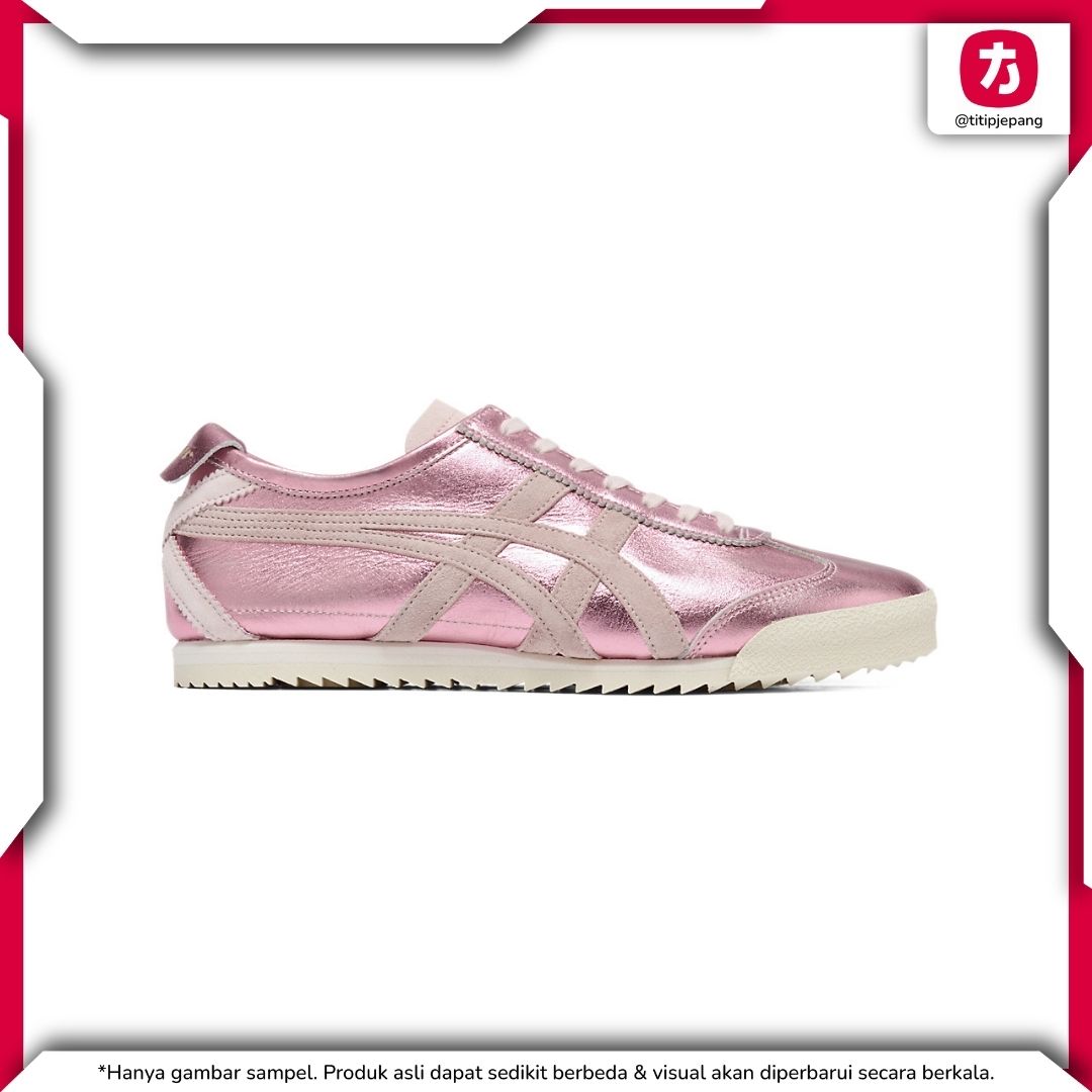  Sepatu Onitsuka Tiger Mexico 66 Deluxe Crystal Pink Ginger Peach (Woman) 