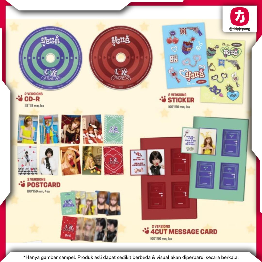 Album YENA LOVE CATCHER 5th Mini Album Pilihan Variasi Edisi Resmi