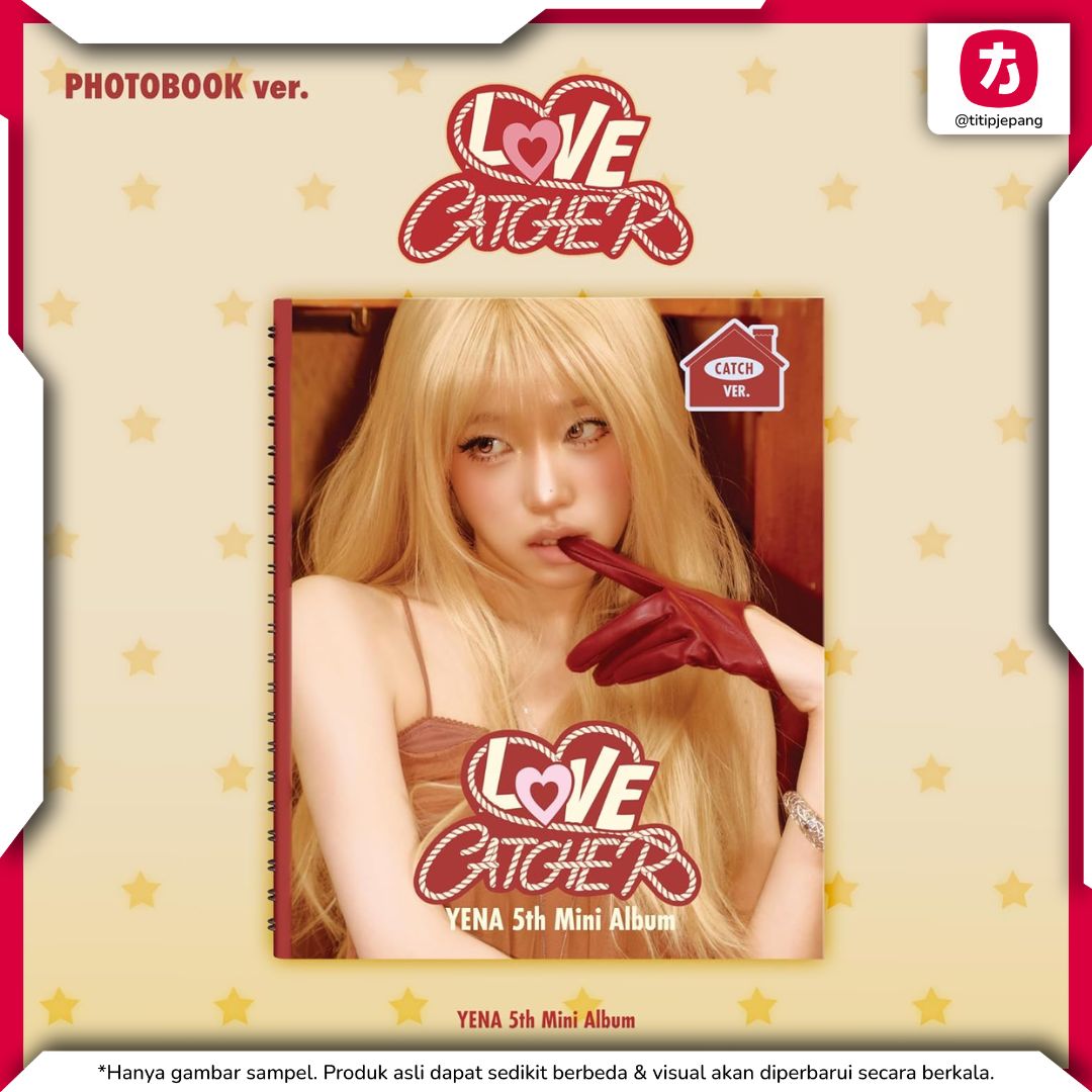 YENA LOVE CATCHER Mini Album Edisi Impor Jepang untuk Koleksi Penggemar