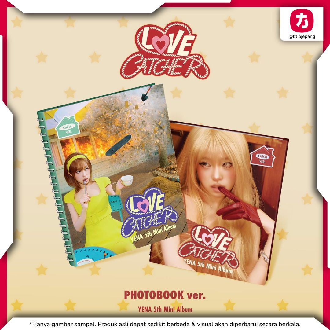 YENA LOVE CATCHER Mini Album Edisi Impor Jepang untuk Koleksi Penggemar