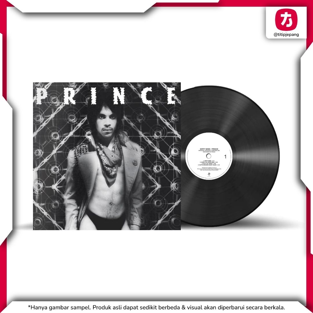 Vinyl LP Prince Dirty Mind Piringan Hitam Album Klasik Funk Rilisan Asli
