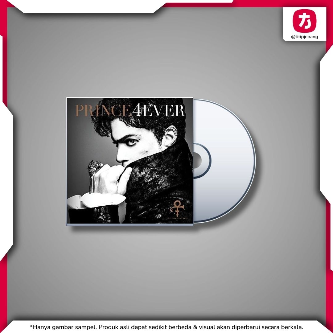 CD Album Prince 4EVER Kompilasi Hits Terbaik 2 Disc Edisi Jepang Asli