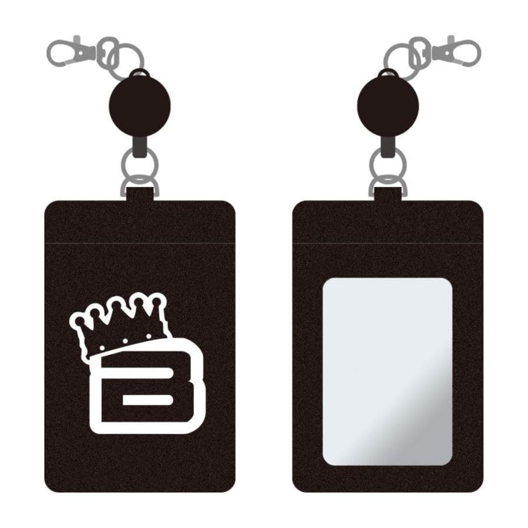Dompet Kartu Pass Case BIGBANG Hitam Putih Praktis dengan Reel Expandable Dompet Kartu Pass Case BIGBANG Hitam Putih Praktis dengan Reel Expandable