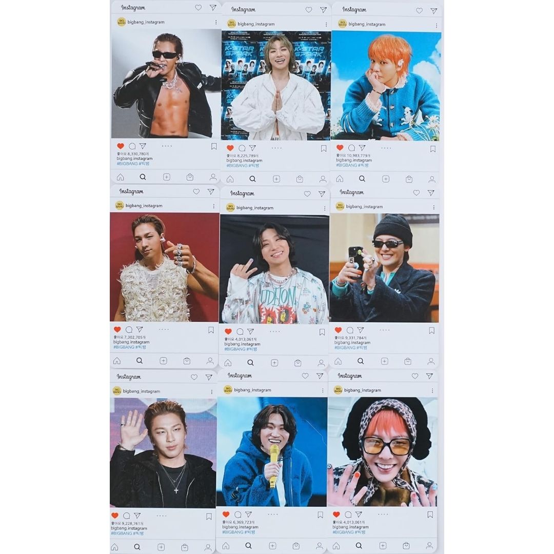 Set Photo Card BIGBANG 60 Pcs Cetakan Premium Bonus Kpop Insta Card Unik Set Photo Card BIGBANG 60 Pcs Cetakan Premium Bonus Kpop Insta Card Unik