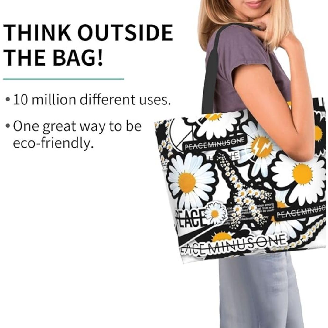 Tas Belanja Lipat Bigbang G-Dragon8 Kanvas Besar Anti Air Modis Unisex