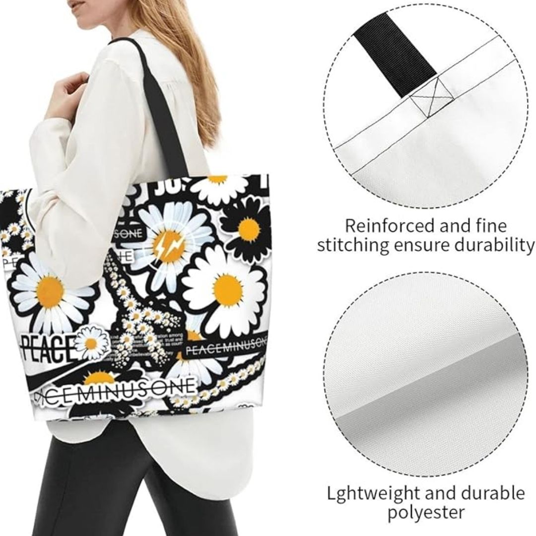Tas Belanja Lipat Bigbang G-Dragon8 Kanvas Besar Anti Air Modis Unisex