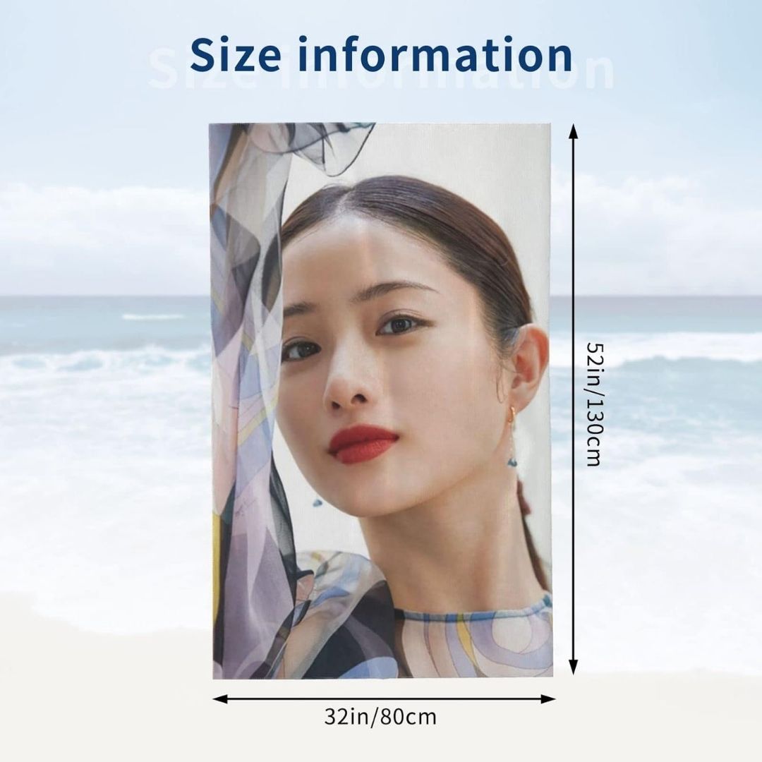 Handuk Microfiber Satomi Ishihara Lembut Cepat Kering Anti Bakteri Premium