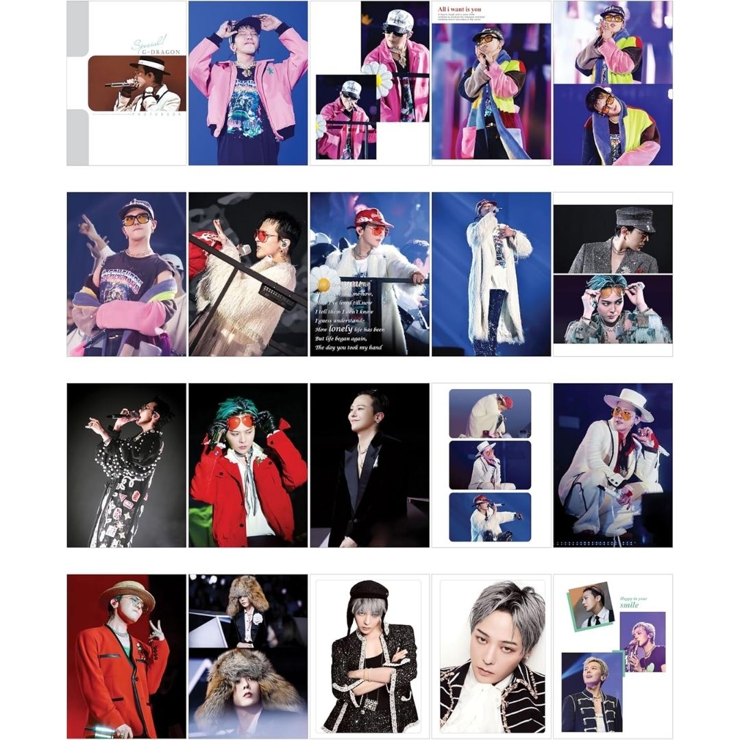 Photobook G-Dragon GD K-STAR Album Koleksi Foto 36 Halaman