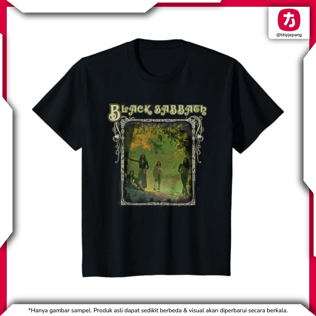  Black Sabbath T-Shirt Tree Photo Frame Official Vintage Black 