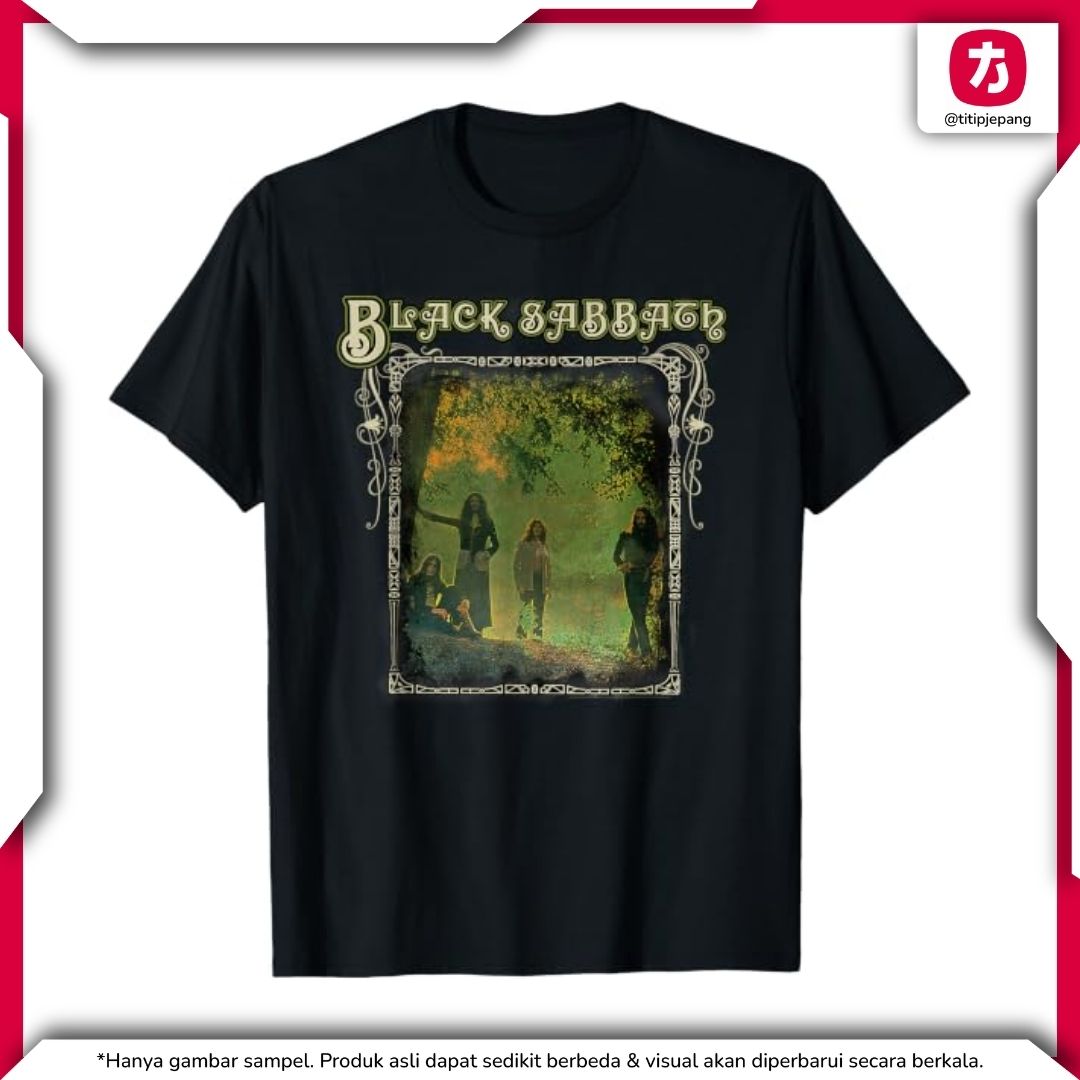 Black Sabbath T-Shirt Tree Photo Frame Official Vintage Black