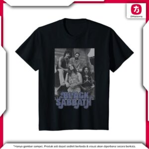 Black Sabbath T-Shirt B and W Band Photo Official Vintage Kids Black Black Sabbath T-Shirt B and W Band Photo Official Vintage Kids Black
