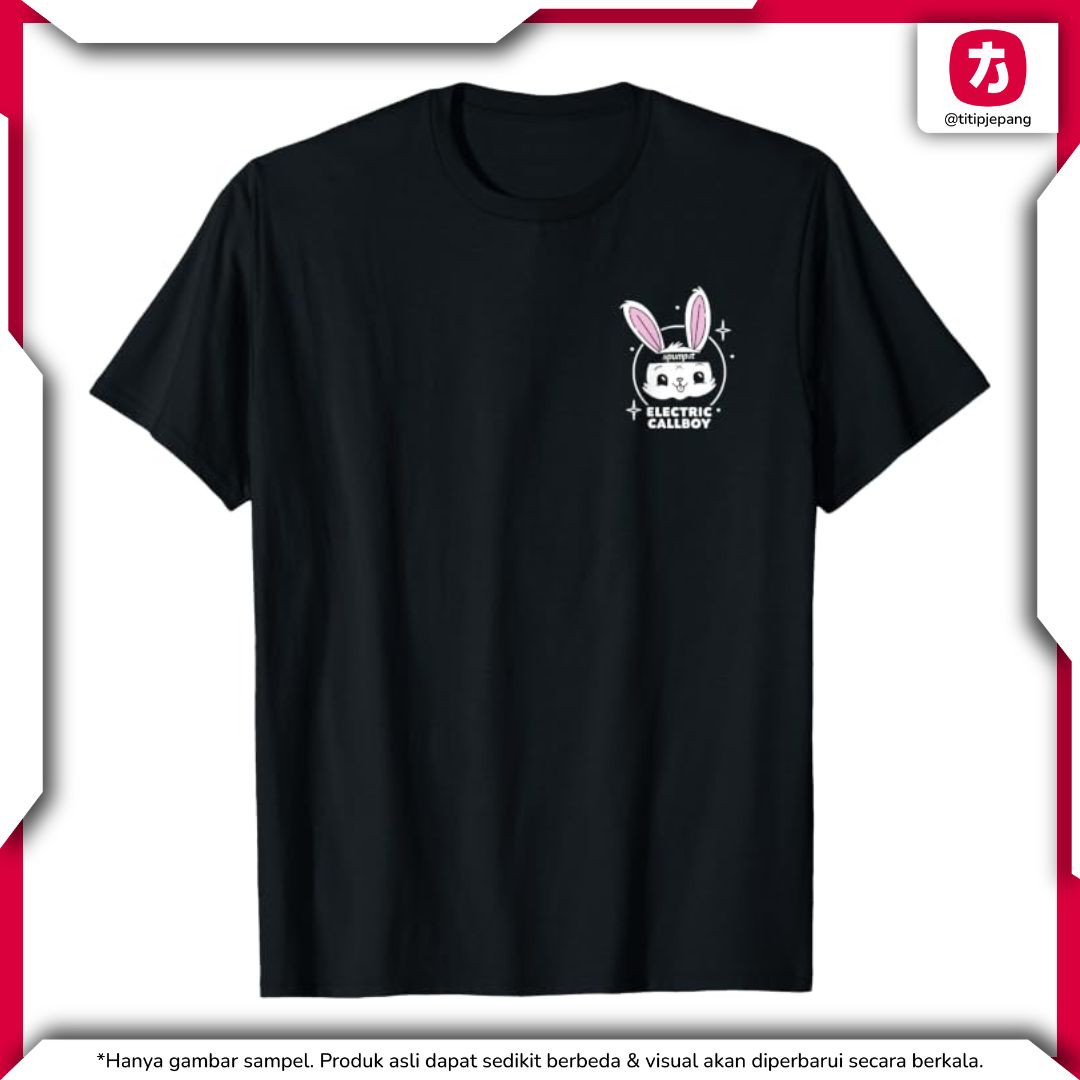 Electric Callboy Pump It Bunny T-Shirt Pria & Wanita, Pilihan Ukuran Lengkap Electric Callboy Pump It Bunny T-Shirt Pria & Wanita, Pilihan Ukuran Lengkap