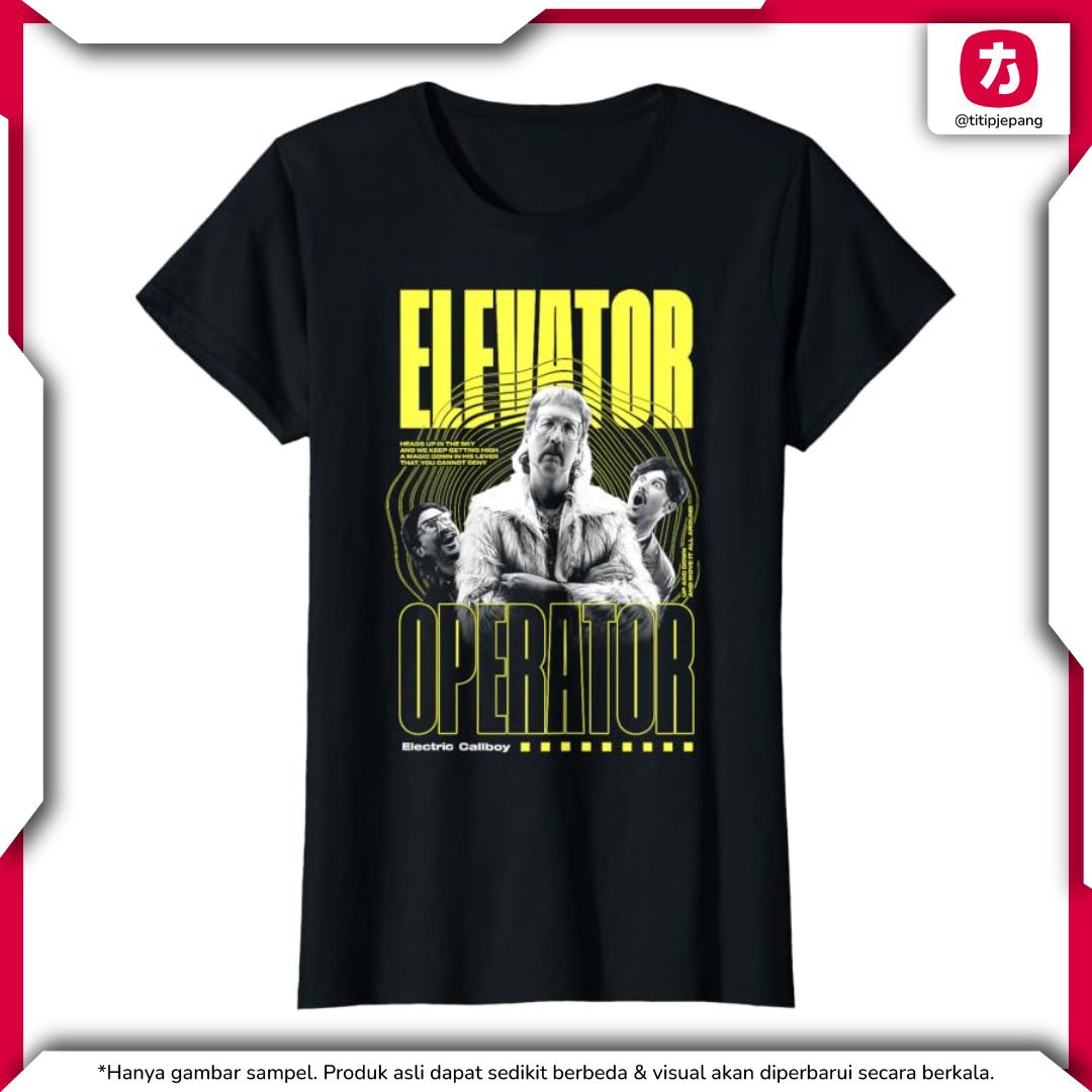 Electric Callboy Elevator Operator T-Shirt Pria & Wanita, Koleksi Kasual
